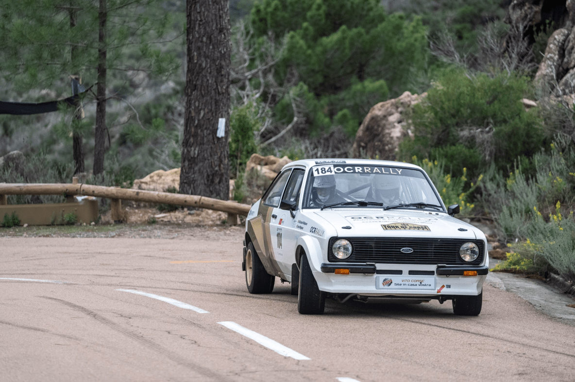 Car at historic rally